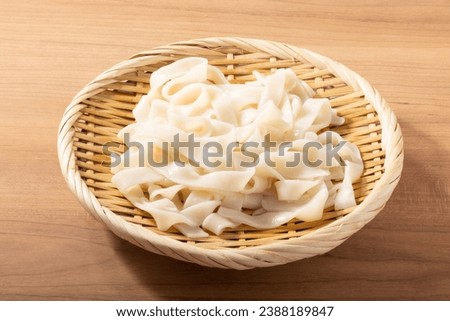 
Image of Japanese noodles Kishimen Royalty-Free Stock Photo #2388189847