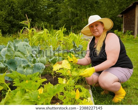 Close up of a female removing a weed. Young woman hands removing and hand-pulling. Spring garden lawn care and weed control background.