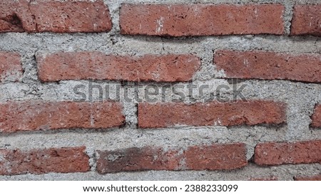 old Red brick wall Background