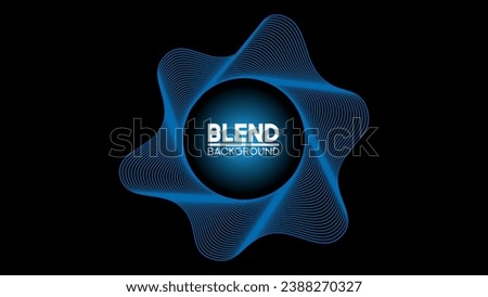 Blend line background. Abstract background 