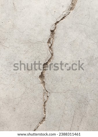 cracked concrete beautiful for background images or examples of work solving problems in the construction industry