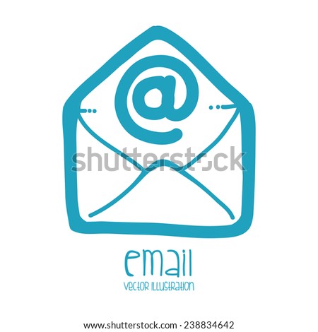 mail icon design, vector illustration eps10 graphic 
