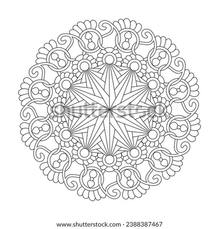 Celtic Sunlit Spirals coloring book mandala page for kdp book interior, Ability to Relax, Brain Experiences, Harmonious Haven, Peaceful Portraits, Blossoming Beauty mandala design.
