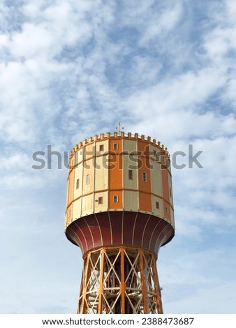 Tirtanadi water tower. The water tower is one of the icons of the  Medan City Indonesia