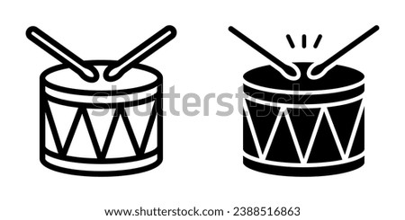 Drum Icon. symbol for mobile concept and web design. vector illustration Royalty-Free Stock Photo #2388516863