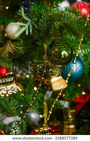 new year 2024 holidays christmas decorations
