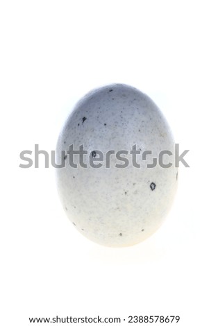 Eggs, duck egg, preserved egg on a white background, close-up pictures