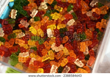 Sweet shop. Multicolored sweets for children