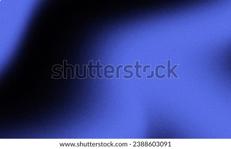 Rich Dark Blue Gradient Grainy Background. Vintage blue texture backdrop. Dark blue color abstract background with noise texture.  Royalty-Free Stock Photo #2388603091