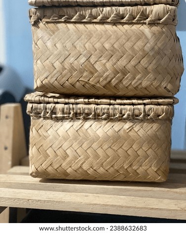 Woven bamboo box crafts are one of the products that are much sought after by consumers, because this product is very useful for storing various kinds of goods, cheap and aesthetic