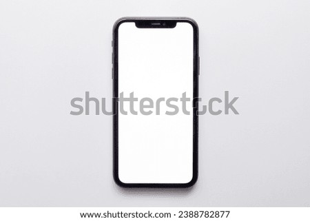 cell phone on white background, mocap 