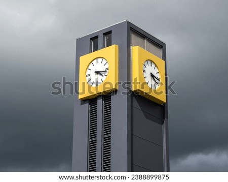 Carterton Clocktower in town centre. Carterton, New Zealand