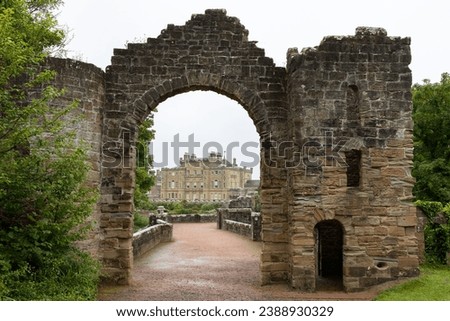 scenery of Culzean Castle, Scotland, UK