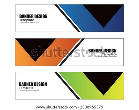 Cover templates for social networks in gradient colors for corporate or business type