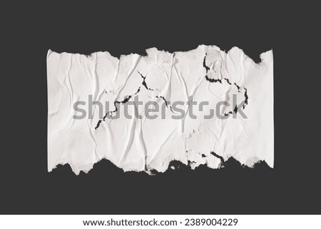 Paper Mockup Isolated Background Design