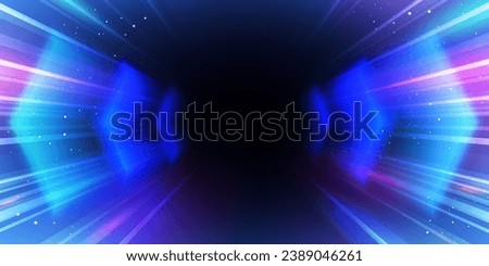 Fast Speed Interface Background For Race Games Royalty-Free Stock Photo #2389046261