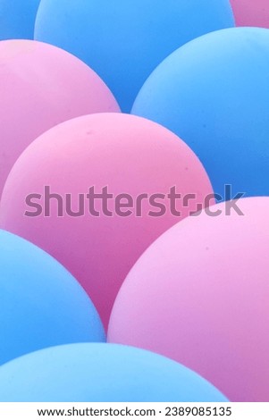 Pink and purple balloons for the celebration of any special occasion. Birthday, anniversary, baby shower, party etc occasion special background. Banner, poster, template flyer, invitation card use.