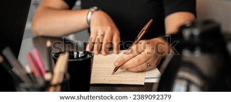 african american woman analyzing new project and documents in th
