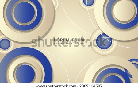 Gradient geometric circles background. Vector illustration. Pattern for ads, poster, banner of books.