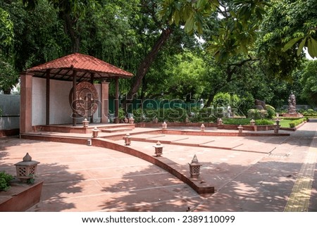 Gandhi Smriti Museum, formerly known as Birla House or Birla Bhavan, is a museum dedicated to Mahatma Gandhi in New Delhi, India Royalty-Free Stock Photo #2389110099