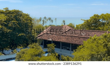 University of Ruhuna in Sri Lanka. This photo taken under the day light in cloudy day. This university build according to the Geoffrey Bawa's plane. He was a Sri Lankan architect.