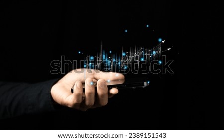 Businessman plan graph growth and increase of chart positive indicators in his business,tablet in hand
 Royalty-Free Stock Photo #2389151543