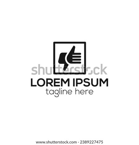 Restaurant logo, restaurant food review logo design concept vector template