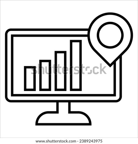 Progress Tracker, Assessment icon illustration. Design icon