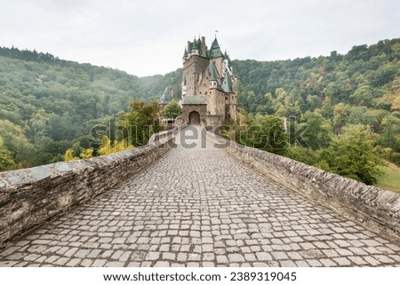 Eltz Castle, Ganerbenburg, Münstermaifeld, Wierschem, Moselle, Rhineland-Palatinate, Germany Royalty-Free Stock Photo #2389319045
