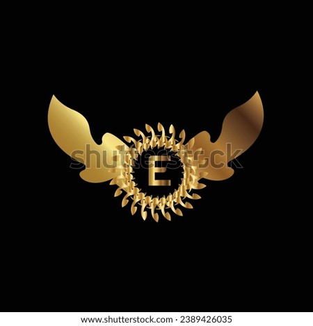 Creative Initial letter E logo design with modern business vector template. Creative isolated E monogram logo design