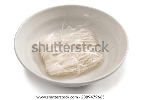 Vietnamese food pho dry noodles