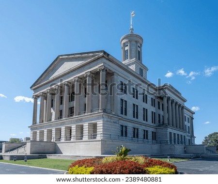 Tennessee State Capitol on Capitol Hill in Nashville Royalty-Free Stock Photo #2389480881