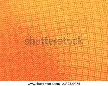Closeup of real vintage comic book page with a pattern of yellow orange dots from the printing process on paper background Royalty-Free Stock Photo #2389529355