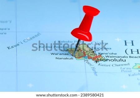 Nanakuli, Hawaii pinned on map