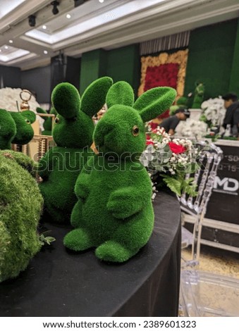 Bunny Deco for the Wedding "Alice In Wonderland" them