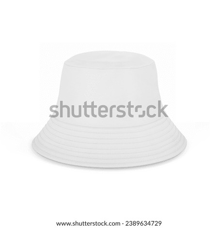 Bucket Hat on white background