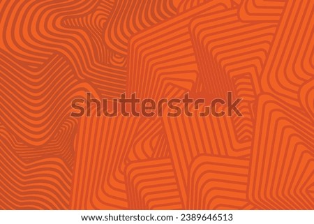 Abstract irregular pastel orange striped textured background. seamless geometric pattern design for certificate, invitation, clothes and others.
