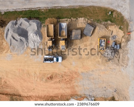 Construction Site Stock Photos - Drone