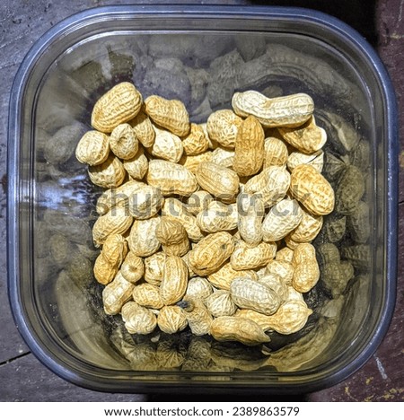 
beans in a jar. crunchy oven nuts Royalty-Free Stock Photo #2389863579