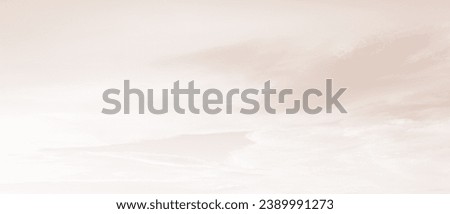 Sky Beige Cloud Heaven Background White Fluffy Spring Smoke Brown Cream Color Autumn Fall Landscape Texture Mood Light Warm Fog Sunset Mockup Product Beauty Cosmetic, Pastel Gradient Two Tone Scene.
