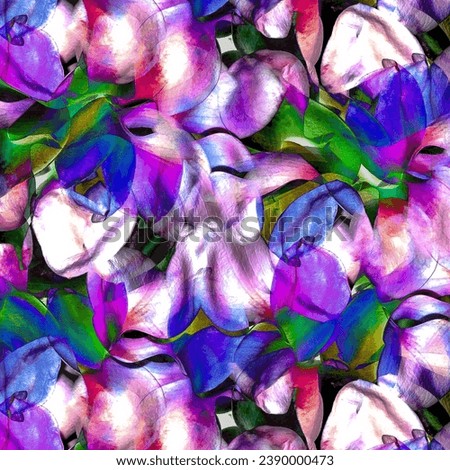 Vibrant pattern made from magnolia