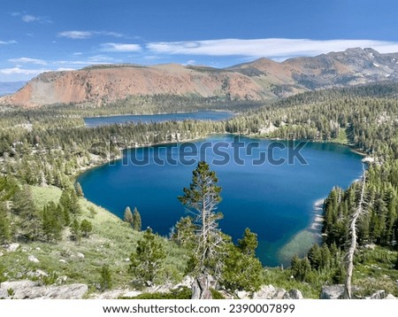Lake George, Mammoth Lakes Basin, September, 2023, Eastern Sierra Nevada, California Royalty-Free Stock Photo #2390007899