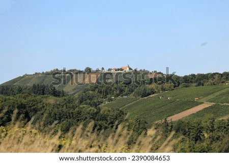 View of the Michaelsberg near Cleebronn Royalty-Free Stock Photo #2390084653