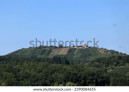View of the Michaelsberg near Cleebronn Royalty-Free Stock Photo #2390084655