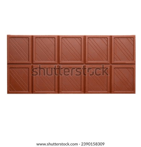 Mould angled chocolate, milk chocolate bar , square, retangle beautiful dessert, dessert, cocoa dessert top view, png isolated, food poster idea, wallpaper concept close up photo.