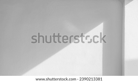 Shadow light cement Wall room studio Background well text presentation on free space backdrop 