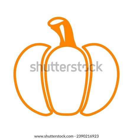 pumpkin clip art design for T-shirts and apparel, pumpkin art on plain white background for shirt, hoodie, sweatshirt, postcard, icon, logo or badge