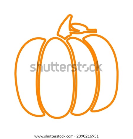 pumpkin clip art design for T-shirts and apparel, pumpkin art on plain white background for shirt, hoodie, sweatshirt, postcard, icon, logo or badge