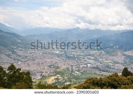 panoramic view of medellin, the city of eternal spring