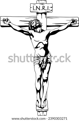 Crucifix Christ, Jesus Cross, Religious Symbol, Crucifix, Jesus Christ, Faith, Religious, Christian, INRI, Jesus Silhouette, Jesus Christ On Cross	
